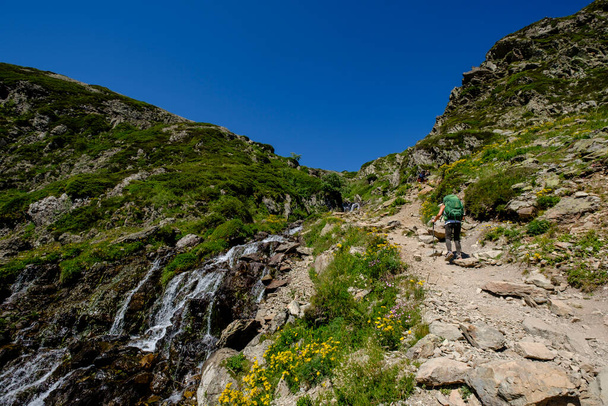 Ayous tavak túra, Pireneusok Nemzeti Park, Pireneusok Atlantiques, Franciaország - Fotó, kép