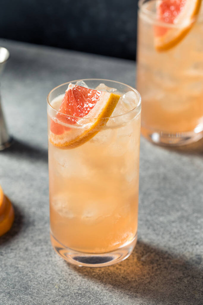 Boozy Refreshing Gin Radler Cocktail with Grapefruit - Photo, image