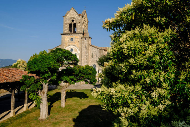 Pfarrkirche San Vicente Martir und San Sebastian, Frias, Autonome Gemeinschaft Kastilien und León, Spanien - Foto, Bild