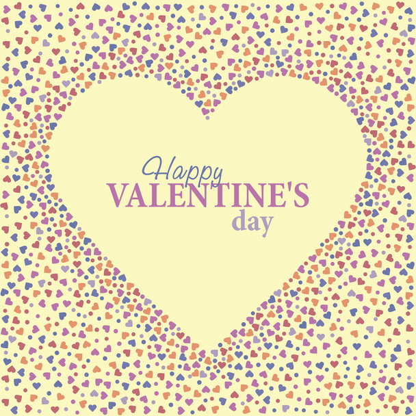 Happy Valentines Day lettering - Vettoriali, immagini