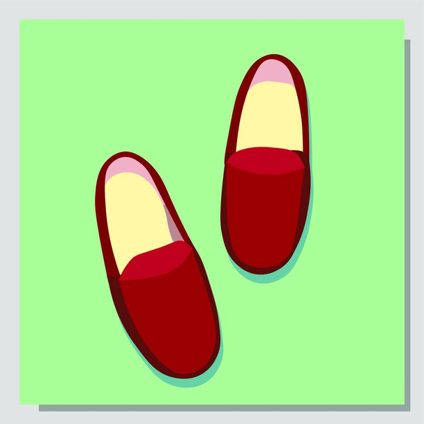 fashion shoes, vector illustration - Vektör, Görsel