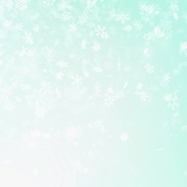 abstract christmas background with snowflakes - Vektor, kép