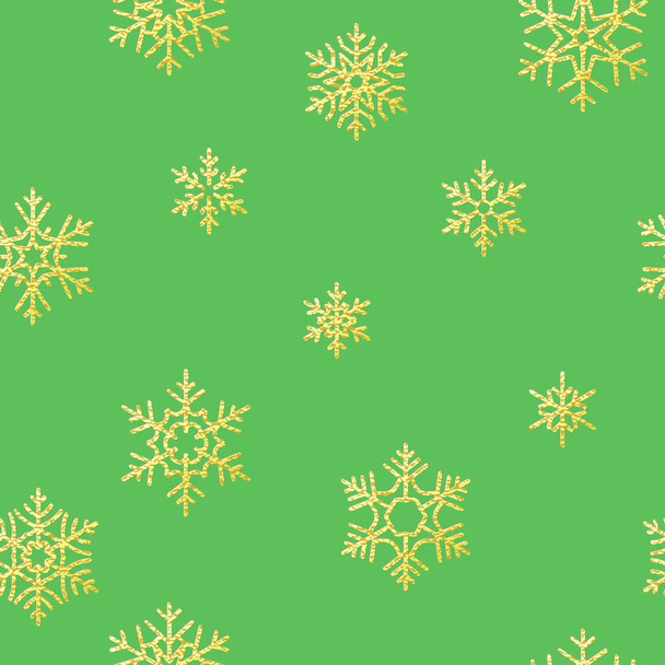 seamless pattern with christmas snowflakes. vector illustration - Vector, imagen