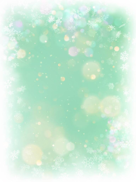 christmas background with snowflakes - Vektor, kép