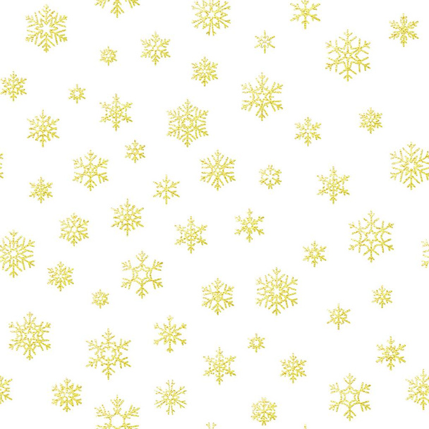 light blue vector pattern with snowflakes. modern abstract illustration with colorful stars. new template for your brand book - Vector, Imagen