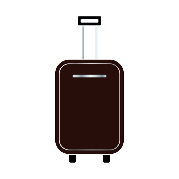 travel suitcase icon. vector illustration - Vettoriali, immagini