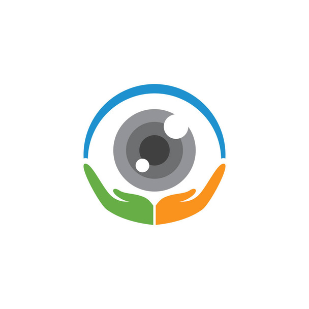 Arculat arculat Corporate Eye Care vektor kialakítása - Vektor, kép