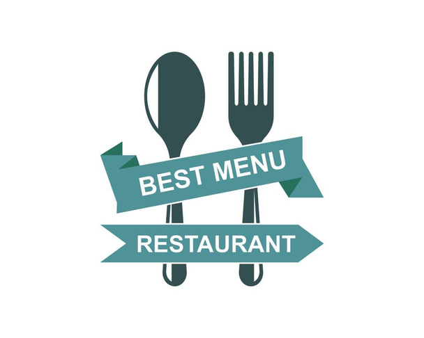 restaurant icon logo vector illustration design template - Vecteur, image