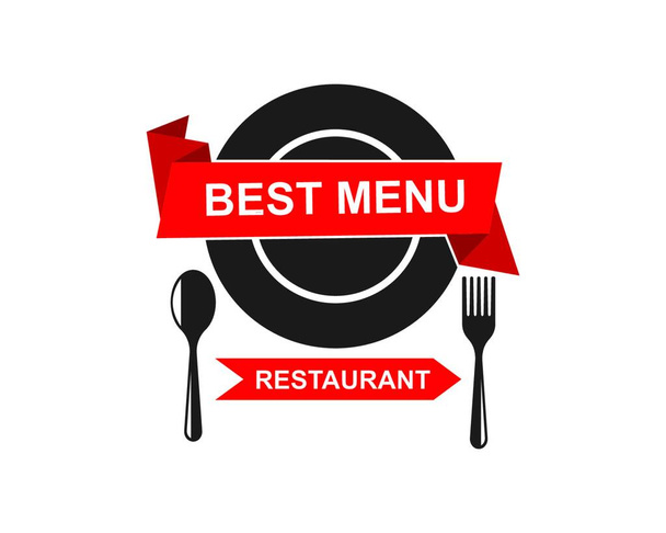 шаблон векторной иллюстрации логотипа ресторана
 - Вектор,изображение