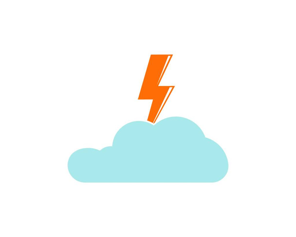 Cloud logo vector pictogram illustratie ontwerpsjabloon - Vector, afbeelding