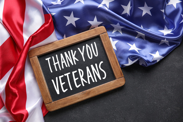 Greeting card for American Veterans Day - Фото, зображення