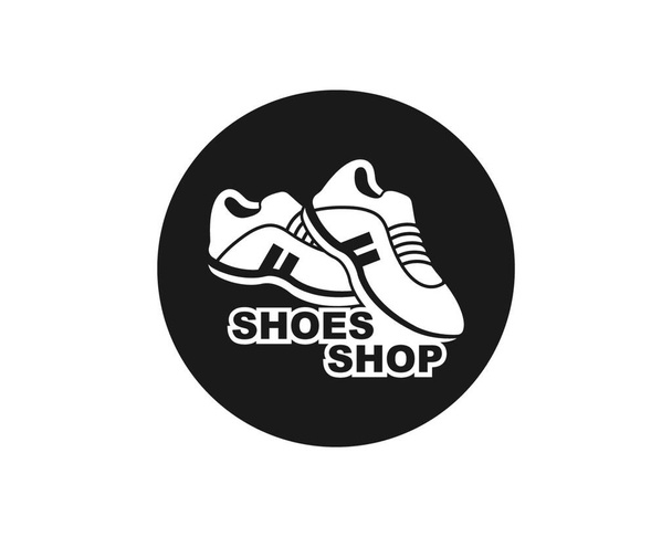 shoes icon logo vector illustration design template - Vetor, Imagem