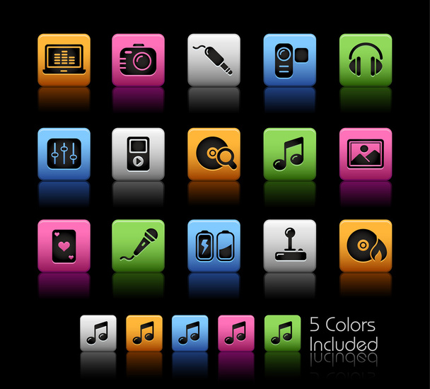 Media & Entertainment // Colorbox Series - Vector, afbeelding