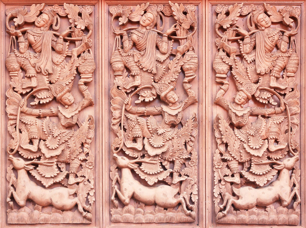 Буддистская скульптура ангела
 - Фото, изображение