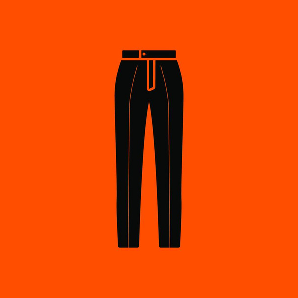 pants icon. flat illustration of clothes vector icons for web - Вектор,изображение