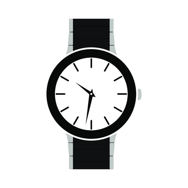 wristwatch icon on white background - Vector, Image