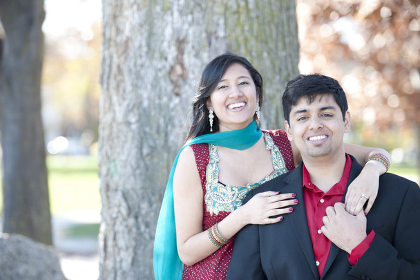 A Young Happy Indian Couple - Zdjęcie, obraz