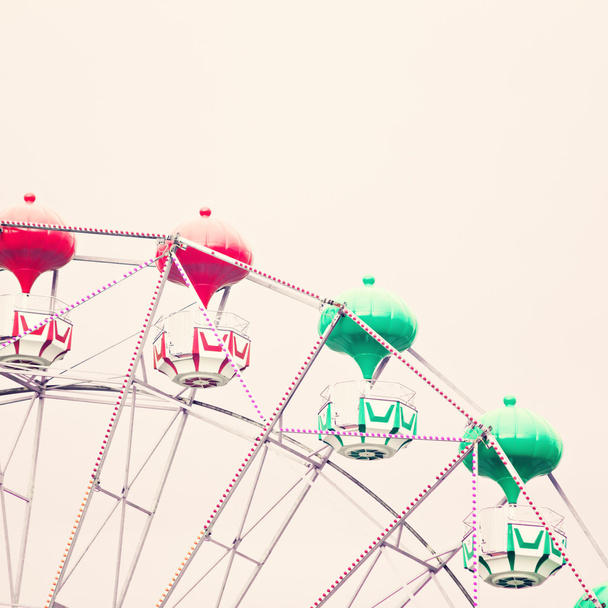 Ferris Wheel. Vintage Carnival - Foto, imagen