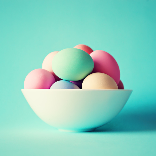 Pastel Easter Eggs - Foto, Imagem