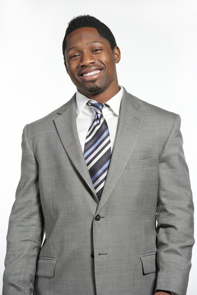 African American Male In Suit - Φωτογραφία, εικόνα