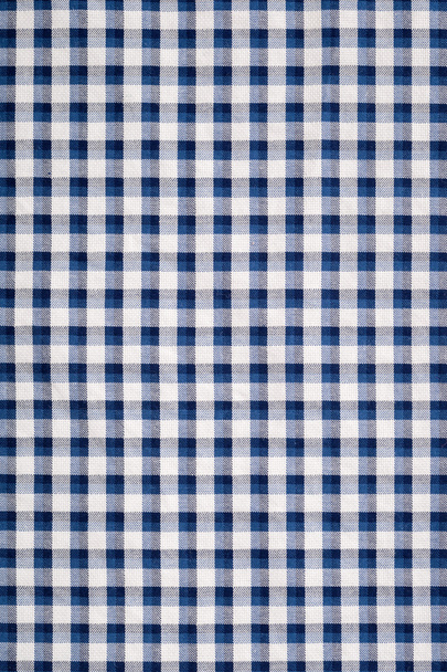 blue gingham cloth - Photo, Image
