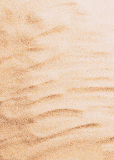 Abstract sand texture. Natural sandy background for product presentation. Top view frame - Фото, изображение