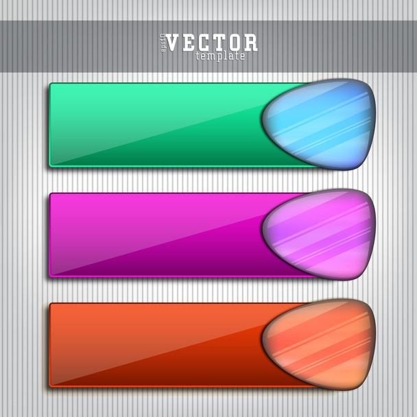 Set of bookmarks - Vektor, obrázek