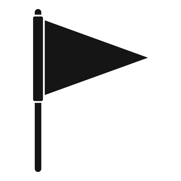 Pitch flag icon simple vector. Soccer stadium - Vektori, kuva