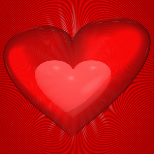 Abstract background with heart - Foto, Imagen