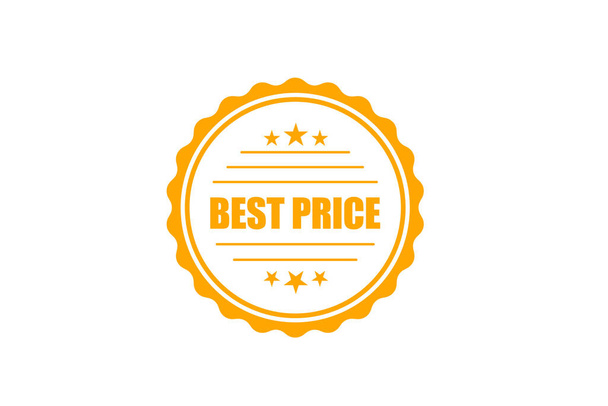 Illustration vector graphic of best price label sticker design template  - Vektor, kép