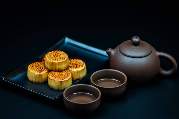 Moon cakes in the Mid-Autumn Festival - Photo, Image