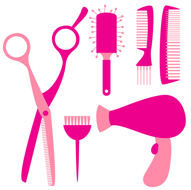 outils de coiffure plat
 - Vecteur, image