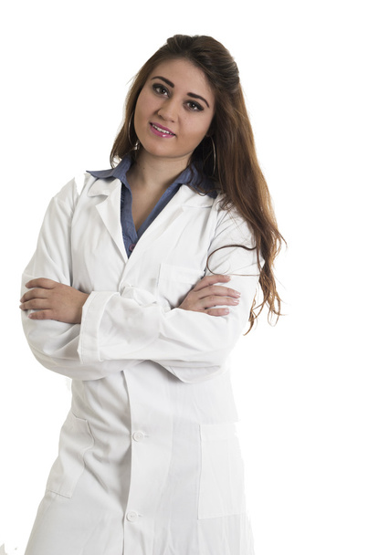 Young beautiful female doctor standing - Valokuva, kuva
