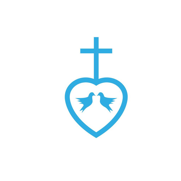 icono de la iglesia vector ilustración diseño plantilla - Vector, Imagen