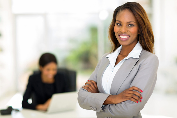 african business woman in office - Photo, Image