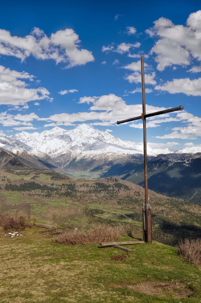 Крест над Местией
 - Фото, изображение