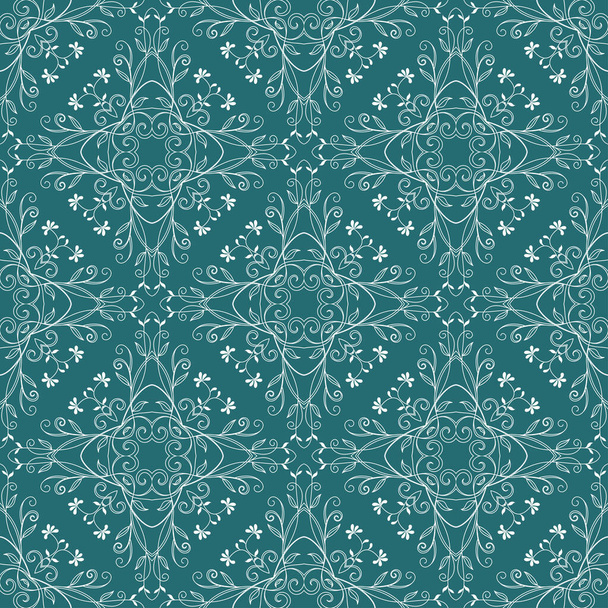 Abstract floral seamless pattern. Vector illustration. - Вектор, зображення