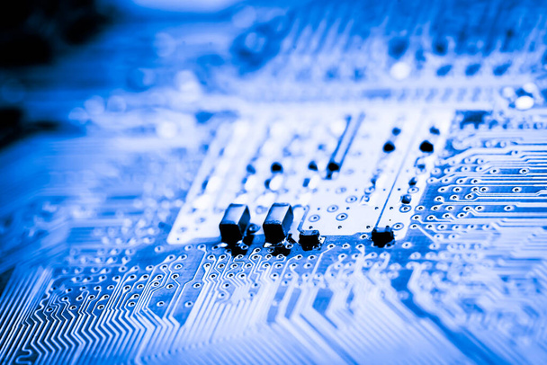 Abstract,close up of Mainboard Electronic background.(logic board,cpu motherboard,circuit,system board,mobo) - Foto, imagen