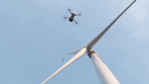 Drones in the service of wind energy - Footage, Video