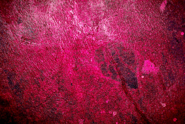 Pinke und rote Metall-Textur Oberflächen-Hintergrund - Foto, Bild