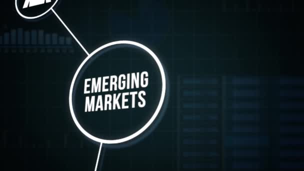 Ιντερνετ, επιχειρήσεις, τεχνολογία και δίκτυο. Αναδυόμενες αγορές - Πλάνα, βίντεο