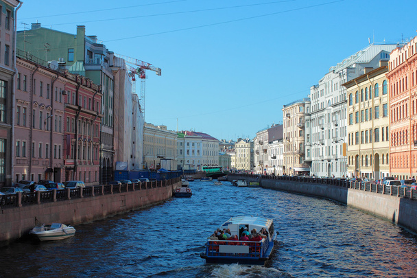 One of the river channel in Saint-Petersburg - Foto, immagini