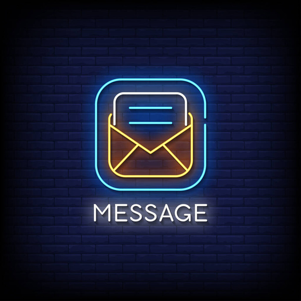 vector illustration logo of message - Vecteur, image