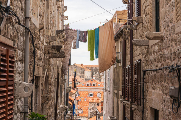 Dubrovnik è una città della Croazia affacciata sul mare Adriatico. E 'noto per il suo centro storico chiamato come Kings atterraggio dalla serie TV Game of thrones. - Foto, immagini