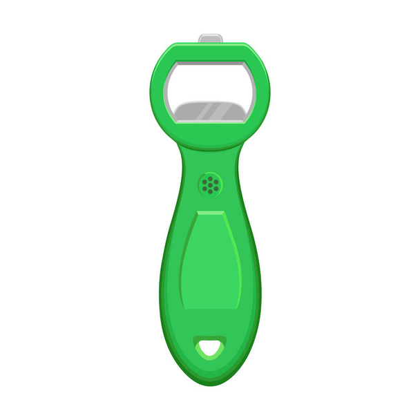 Bottle opener vector cartoon icon. Vector illustration corkscrew on white background. Isolated cartoon illustration icon of bottle opener . - Vecteur, image