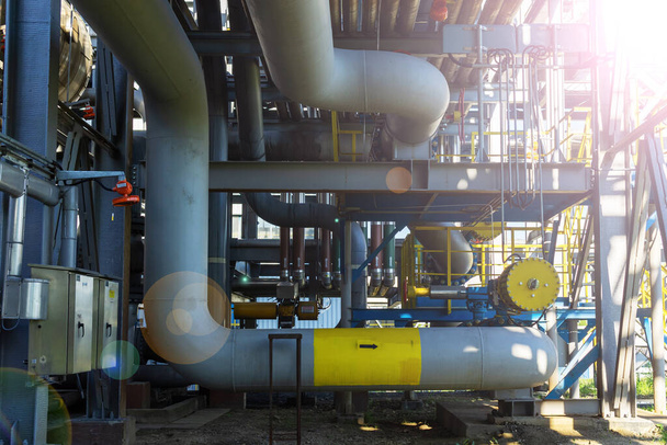 石油ガス化学産業の技術設備パイプライン. - 写真・画像