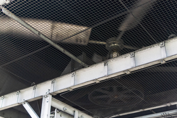 gas cooling fans at the gas processing plant. - Photo, Image