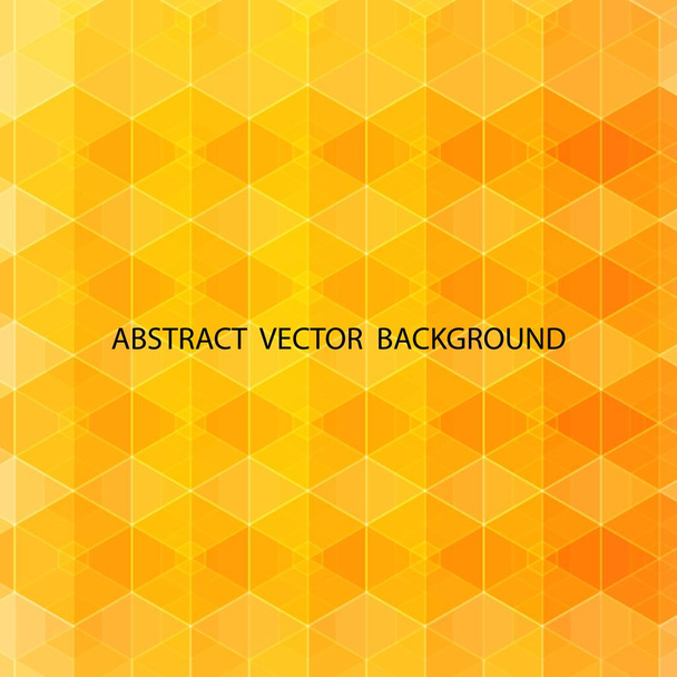 fondo abstracto hexágono naranja. eps 10 - Vector, imagen