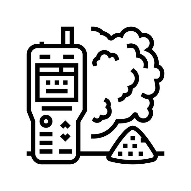 air dust quality line icon vector illustration - Vector, Image