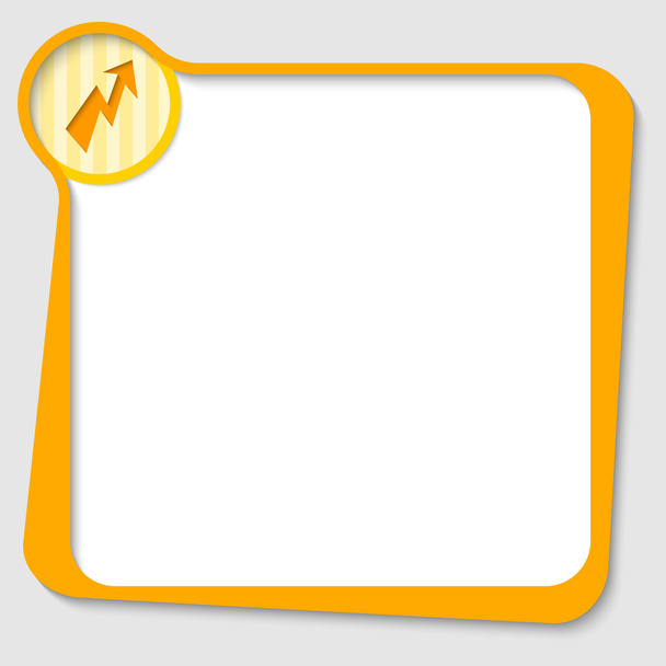 Yellow text box for any text with flash - Vektori, kuva